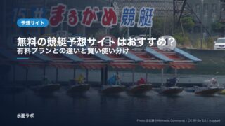 着順表示板とピットに並ぶボート