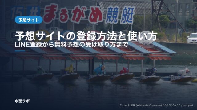 着順表示板とピットに並ぶボート